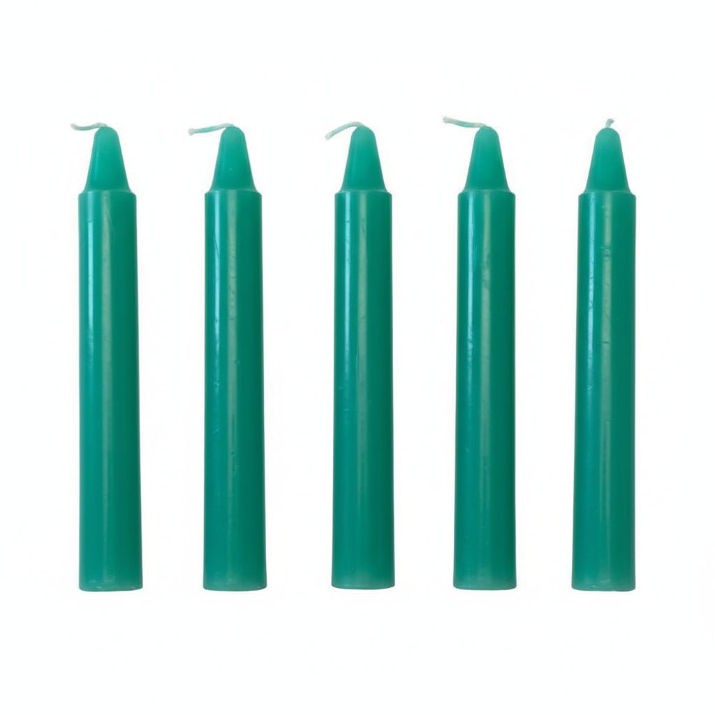 The Fashion Gift Shop: Green Spell Candles for Spell Casting by Crystal Magick Wholesale Ltd, Home Fragrance