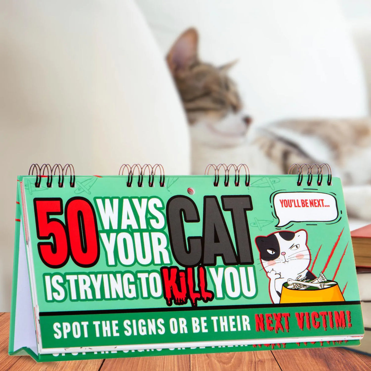 The Fashion Gift Shop: 50 Ways Your Cat Is Trying To Kill You Flipbook - Cat Gifts by Boxer Gifts, Flip Books