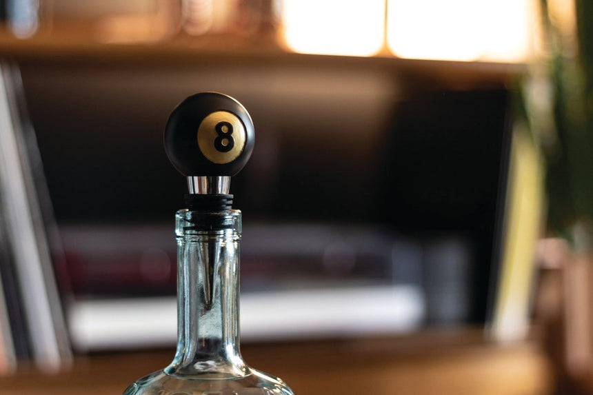 The Fashion Gift Shop: 8 - Ball Bottle Stop Drink Break, Wine Bottle Saver by Iron and Glory by The Fashion Gift Shop , Bottle Stoppers & Savers