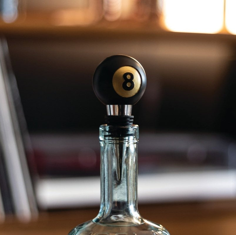 8-Ball Bottle Saver, Wine Bottle, Liquor Bottle Stopper Saver by SuckUK