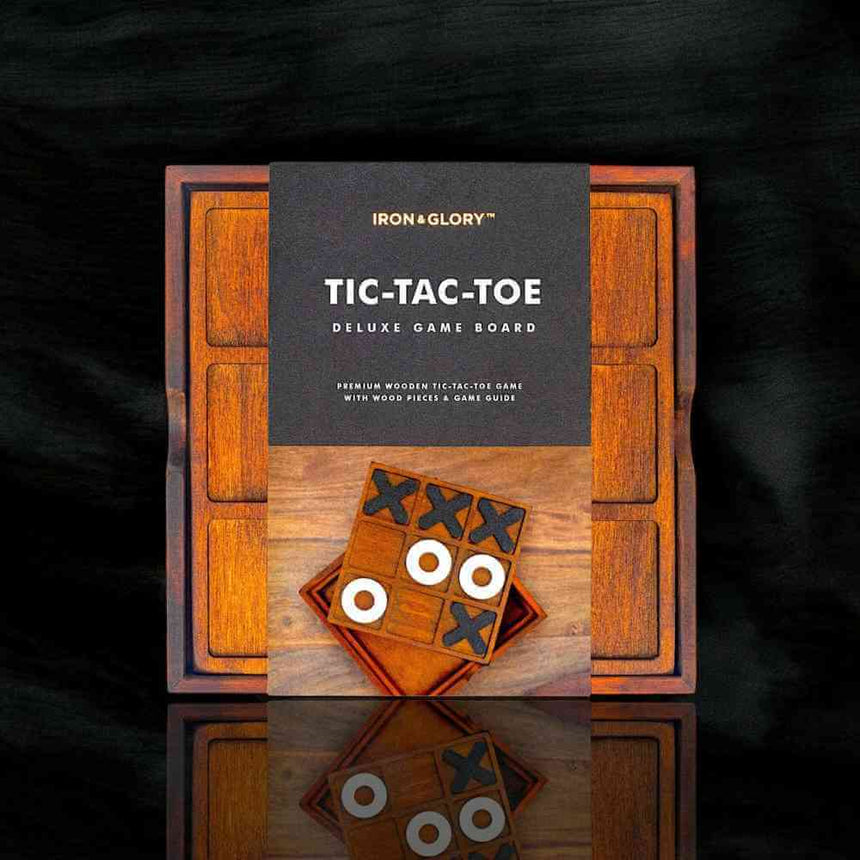 The Fashion Gift Shop: Tic - Tac - Toe - Iron & Glory Wooden Noughts & Crosses Game by Iron and Glory, Games & Puzzles