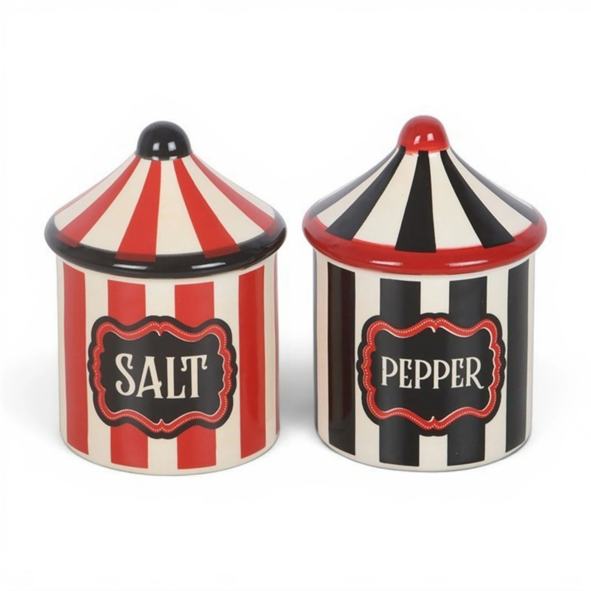 Circus Tent Salt and Pepper Shakers