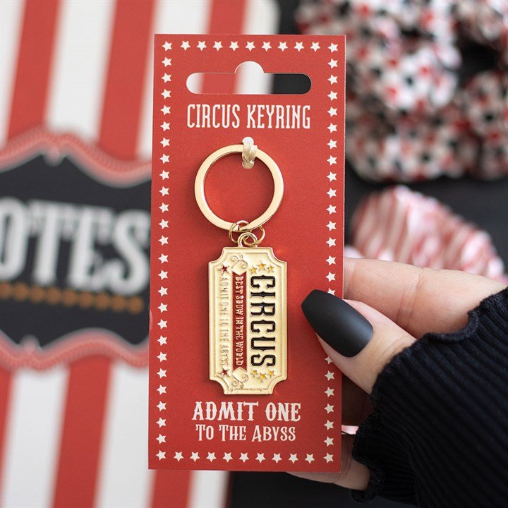 Admit One To The Abyss Ticket Keyring