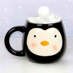 The Fashion Gift Shop: Penguin Mug and Socks Gift Set, Cute Winter Coco, Coffee Mugs by Jones Home & Gifts, Mugs and Cups