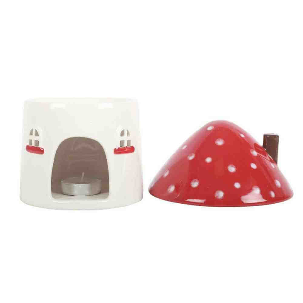 Mushroom House Oil Burner and Wax Warmer by Jones Home & Gifts