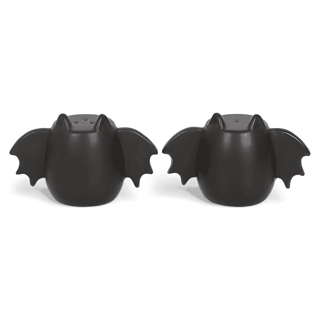 The Fashion Gift Shop: Bat Wing Salt and Pepper Shakers Unique Halloween Decor by Spirit of equinox, Cruet Sets