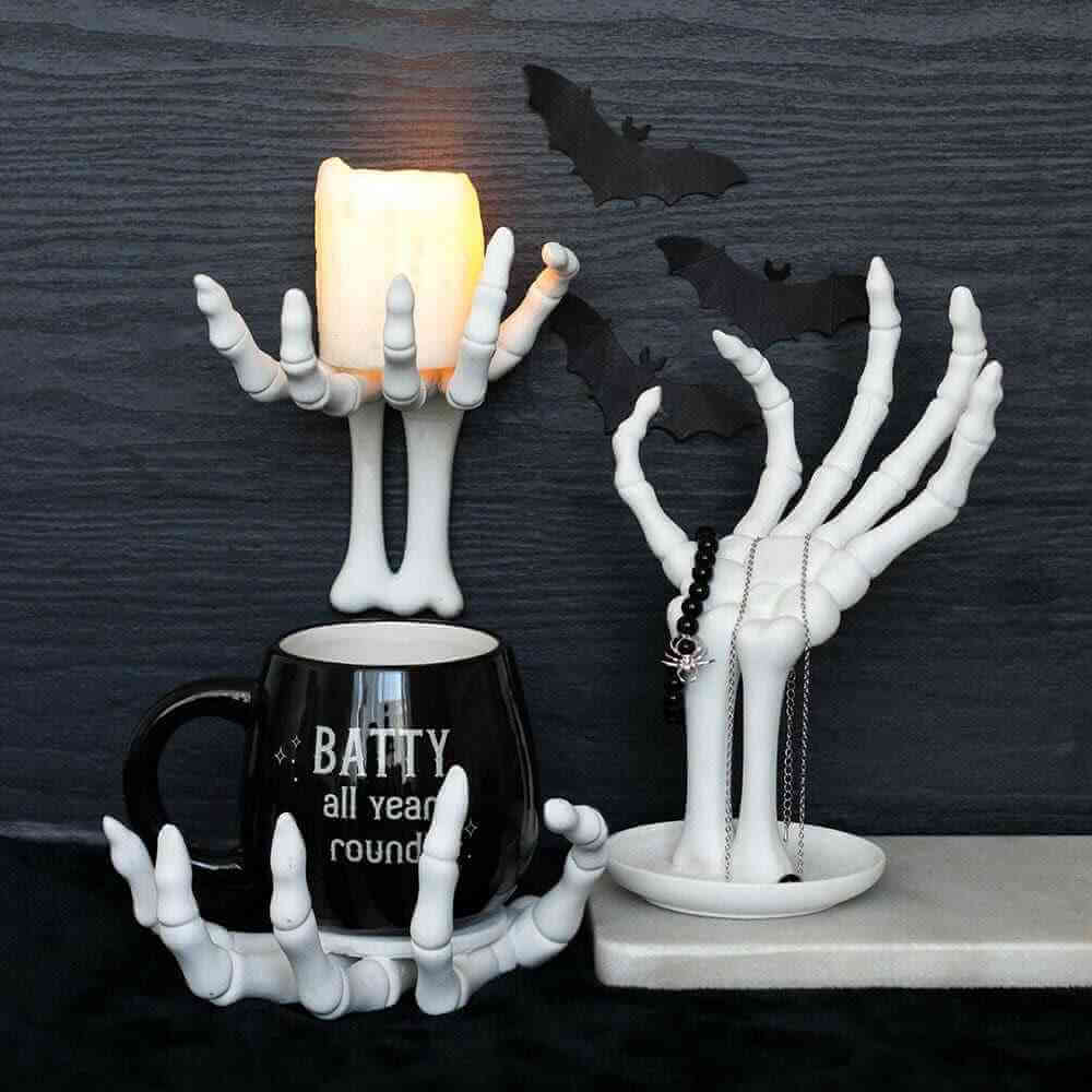 The Batty All Year Black Mug features a delightful hidden Bat design! by Spirit of equinox