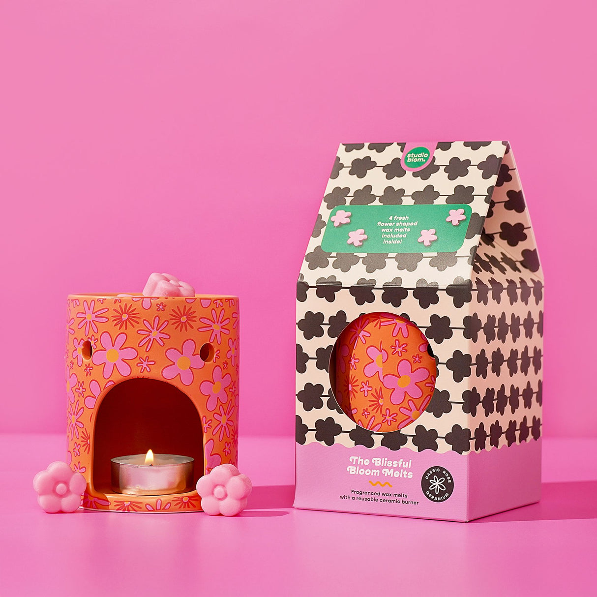 Studio Blom Super Duper Wax Melt Burner And Melts