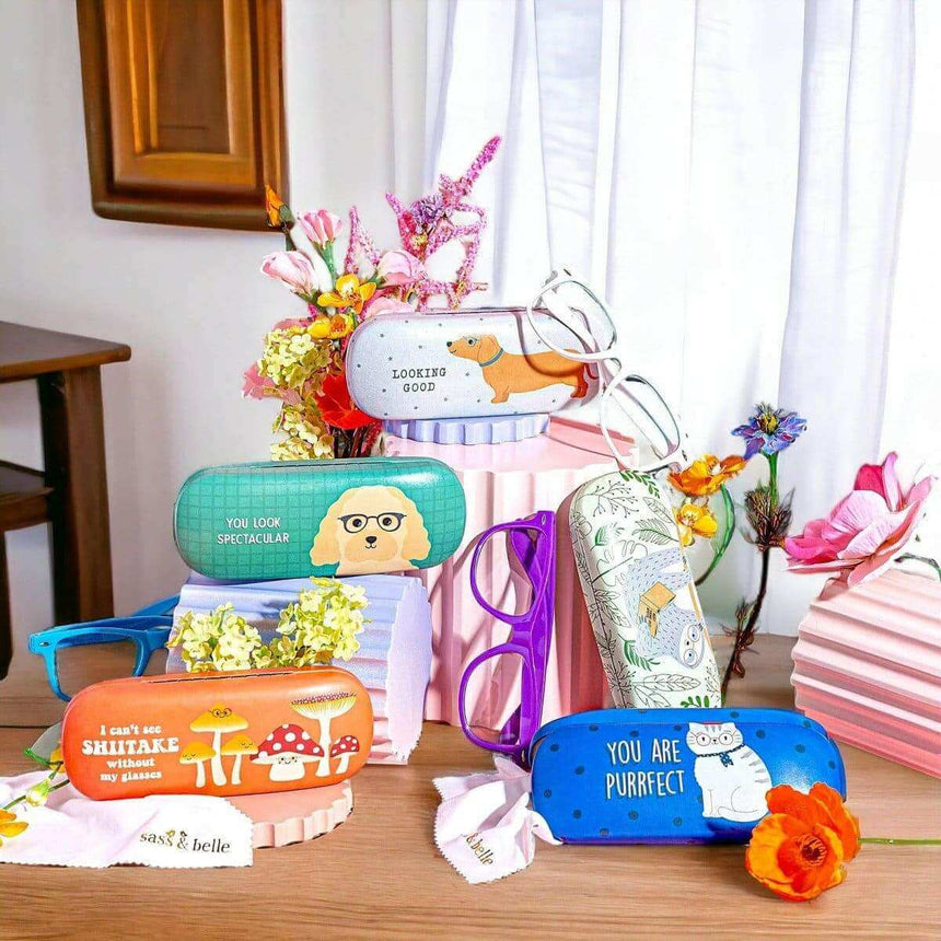 The Fashion Gift Shop: Cockapoo Glasses Case with Cleaning Cloth by Sass and Belle, Eyewear Cases & Holders