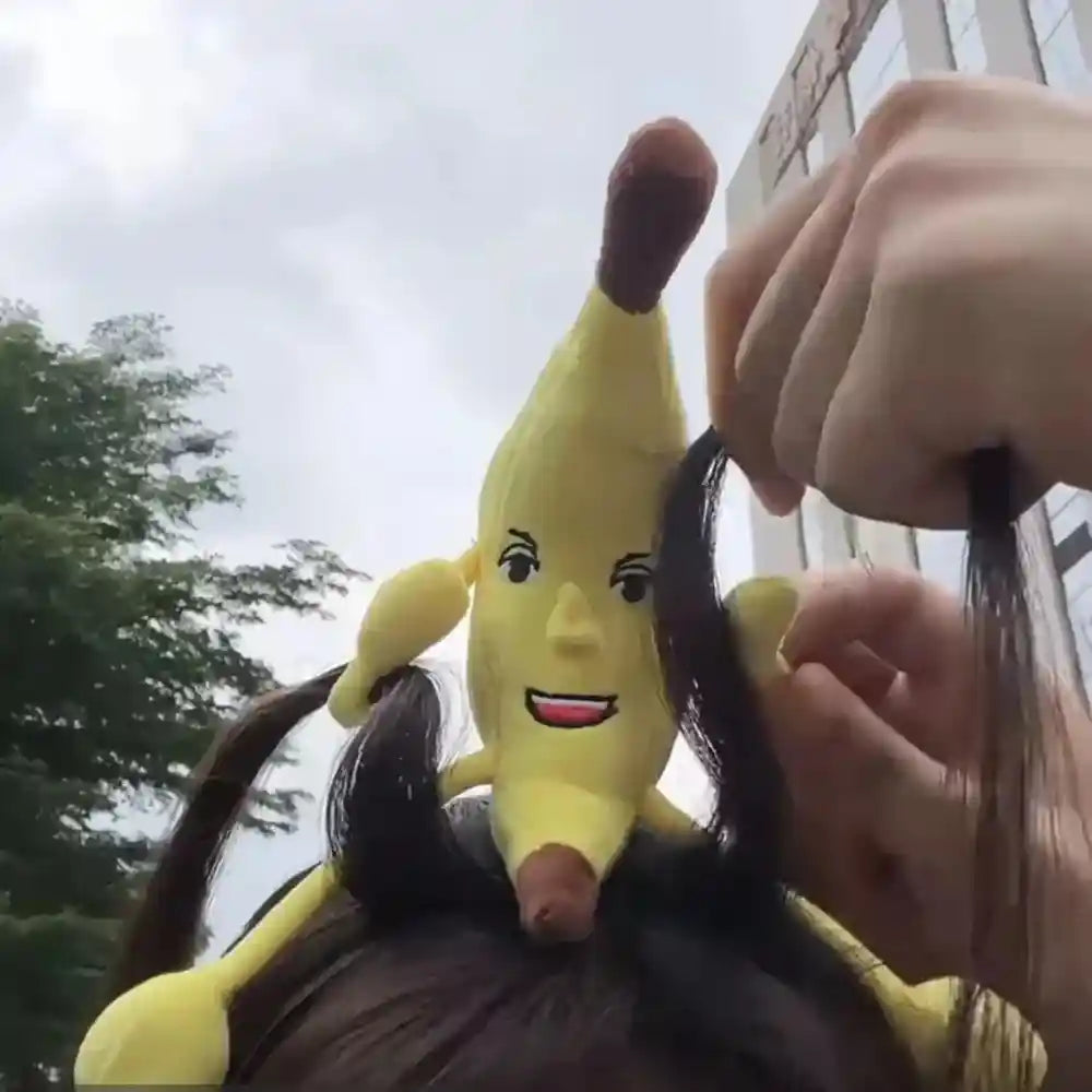 The Fashion Gift Shop: Fun Plush Banana Hairband, Fancy Dress, Party Fun by Fashion Accessories, Hair Accessories