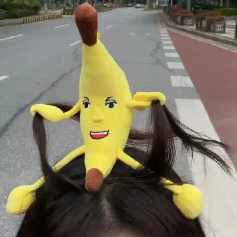 The Fashion Gift Shop: Fun Plush Banana Hairband, Fancy Dress, Party Fun by Fashion Accessories, Hair Accessories