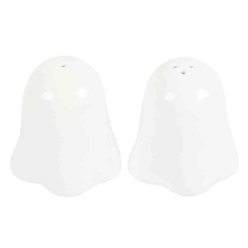The Fashion Gift Shop: Halloween Ghost Spooky Salt and Pepper Shakers Condient Set of 2 by Spirit of equinox, Cruet Sets