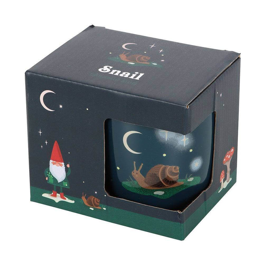 The Fashion Gift Shop: Gnome Sweet Gnome - Toadstool, Mushroom and a Charming Snail Mugs by Jones Home & Gifts, Mugs and Cups