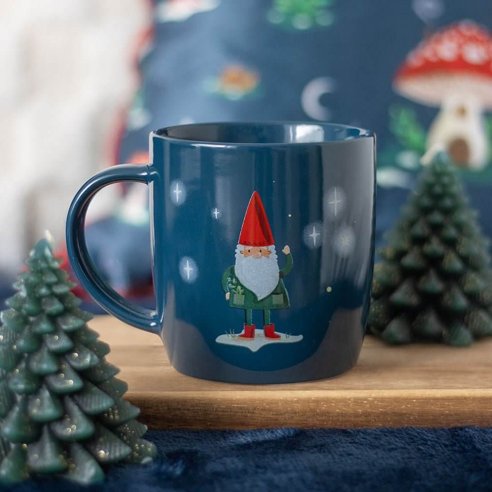 The Fashion Gift Shop: Gnome Sweet Gnome - Toadstool, Mushroom and a Charming Snail Mugs by Jones Home & Gifts, Mugs and Cups
