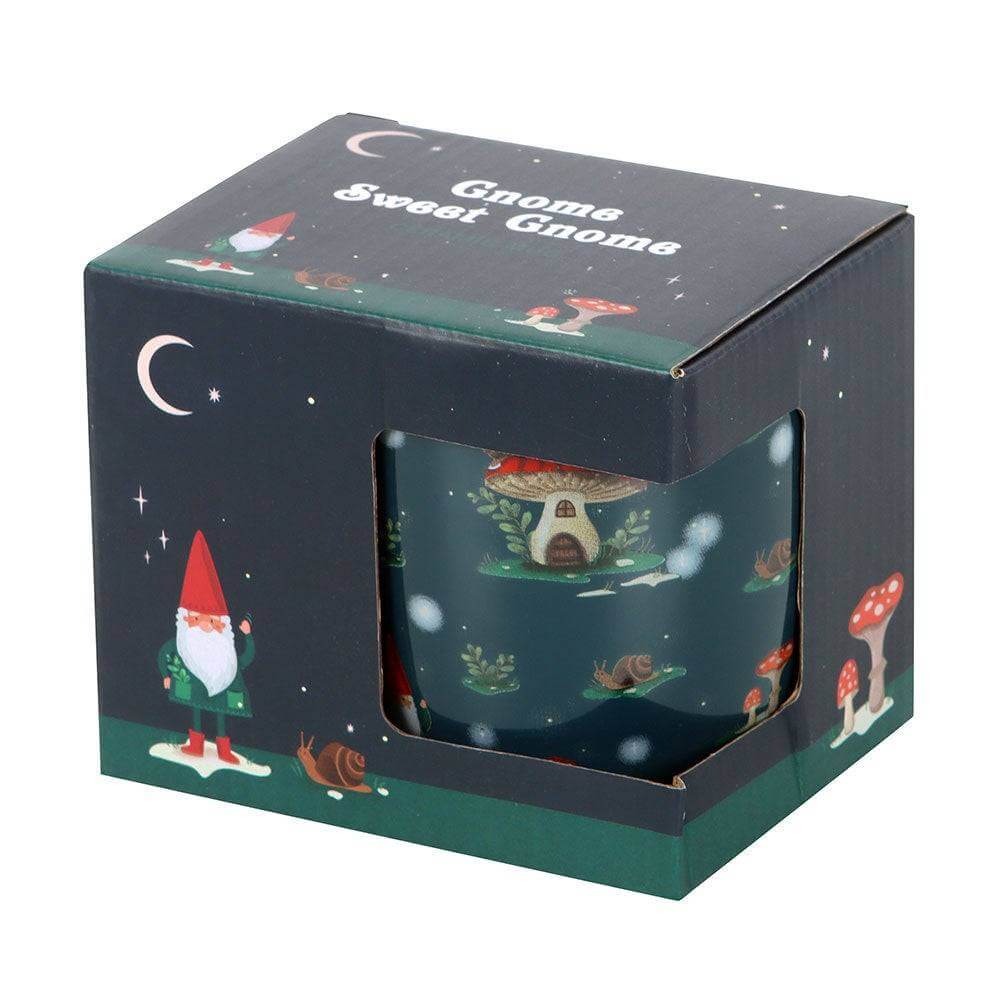 The Fashion Gift Shop: Gnome Sweet Gnome - Toadstool, Mushroom and a Charming Snail Mugs by Jones Home & Gifts, Mugs and Cups