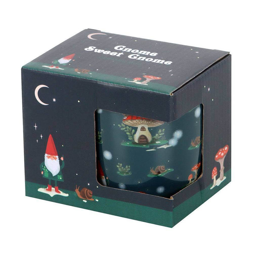 The Fashion Gift Shop: Gnome Sweet Gnome - Toadstool, Mushroom and a Charming Snail Mugs by Jones Home & Gifts, Mugs and Cups