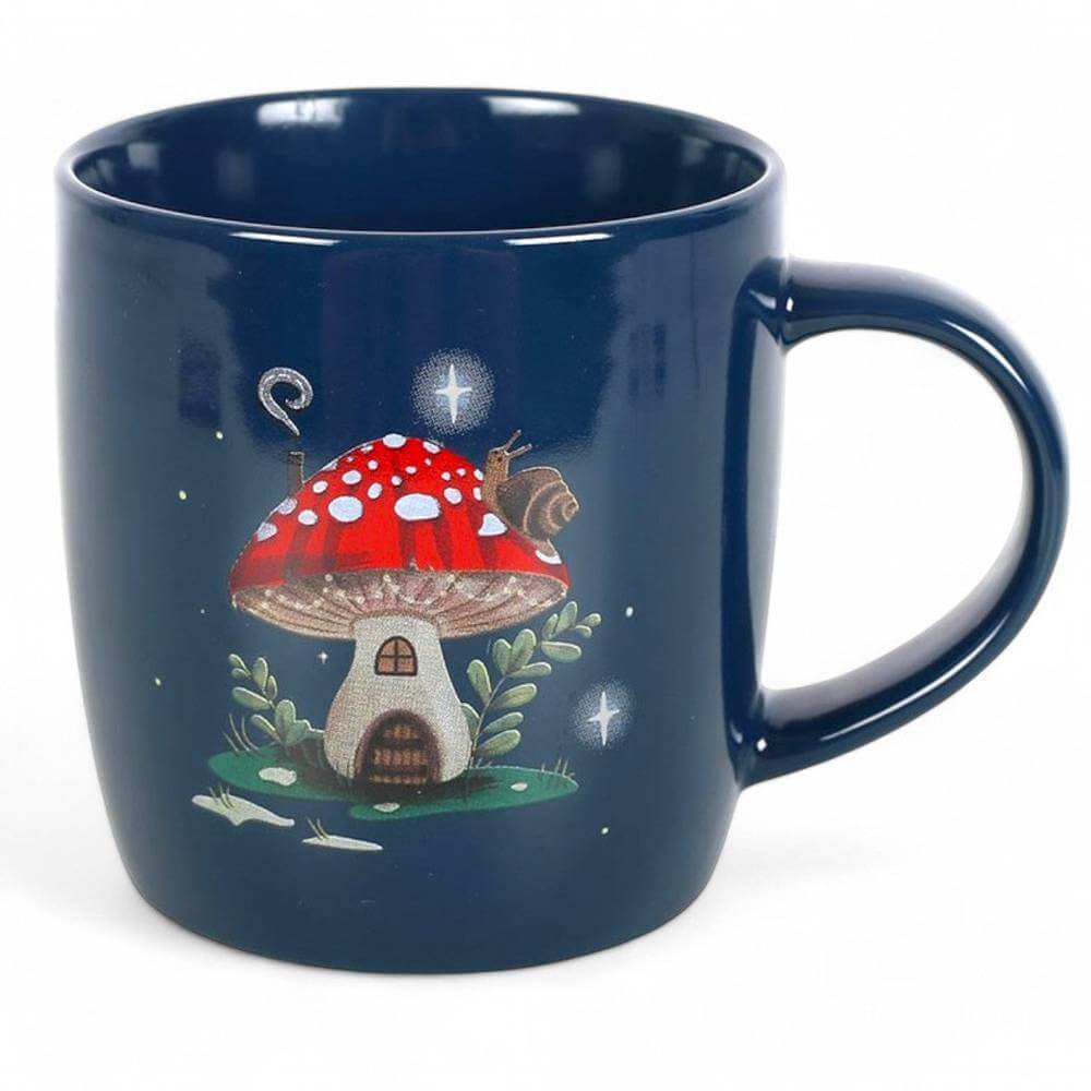 The Fashion Gift Shop: Gnome Sweet Gnome - Toadstool, Mushroom and a Charming Snail Mugs by Jones Home & Gifts, Mugs and Cups