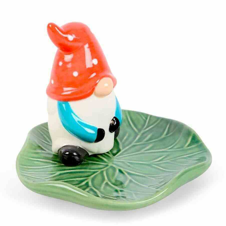 The Fashion Gift Shop: Gonk with Lily Pad Incense Stick Holder by Jones Home & Gifts, Incense Holders