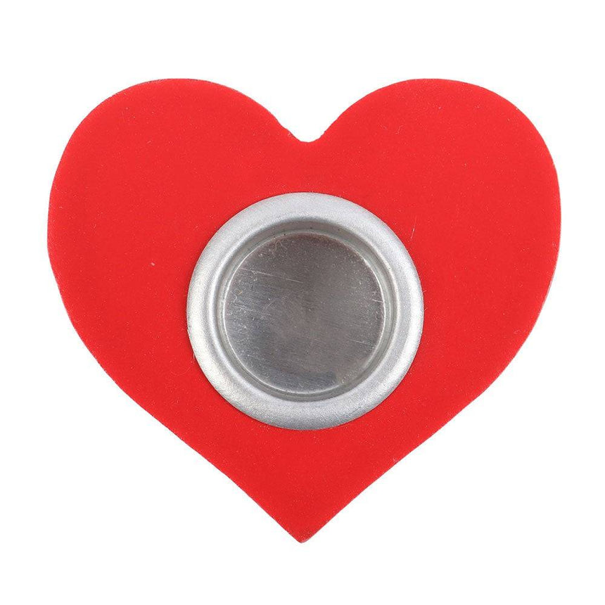 The Fashion Gift Shop: Red Heart Wooden Elegance Taper Candle Holder by Jones Home & Gifts, Candle Holders