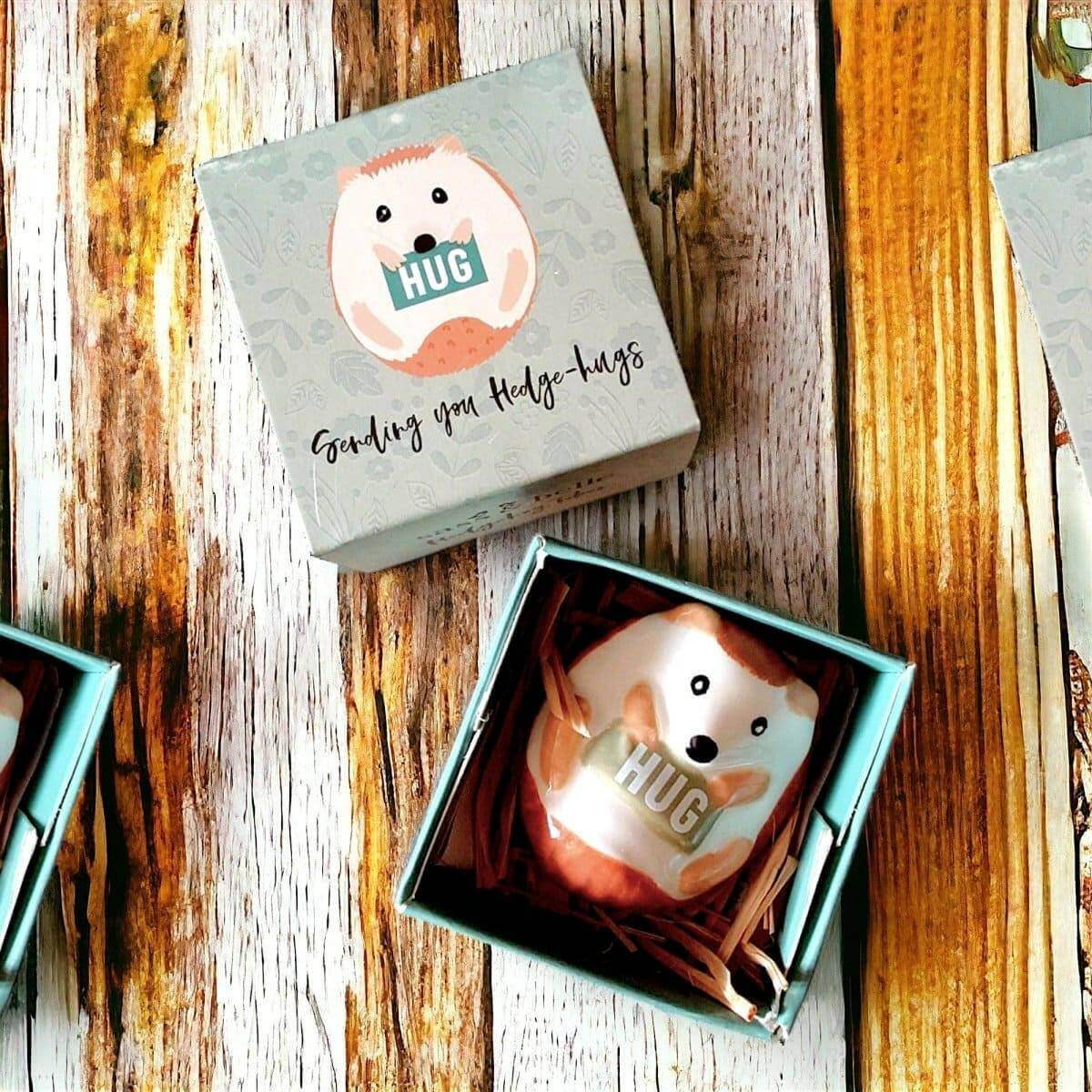 Hedgehog Token in Box, Stocking Filler, Secret Santa Gifts by Sass and Belle