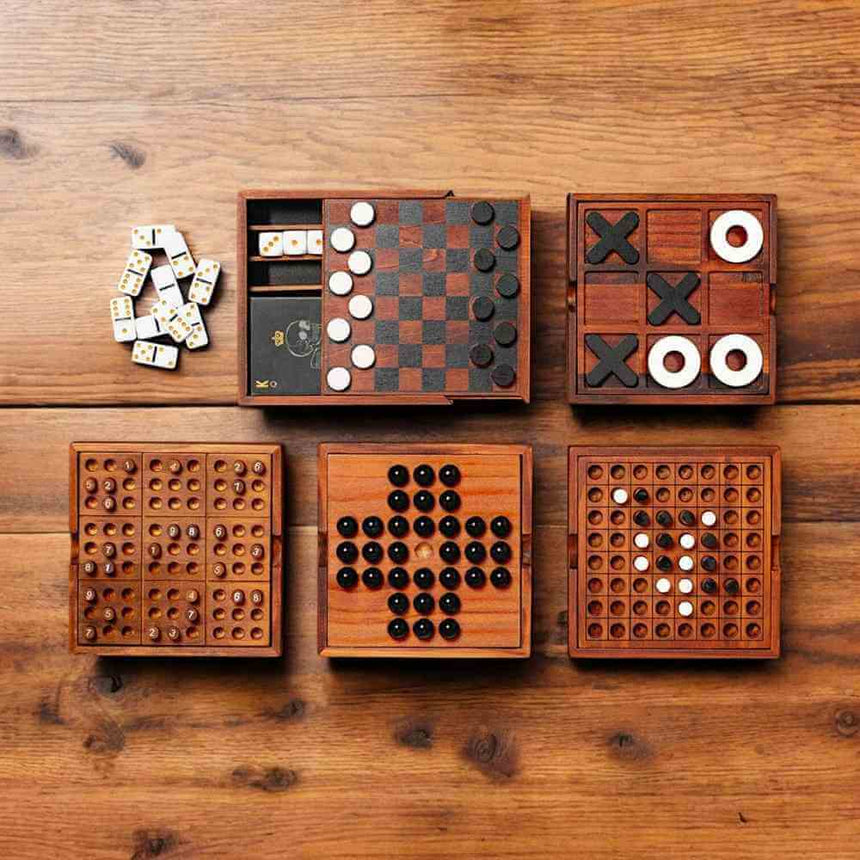 The Fashion Gift Shop: Tic - Tac - Toe - Iron & Glory Wooden Noughts & Crosses Game by Iron and Glory, Games & Puzzles