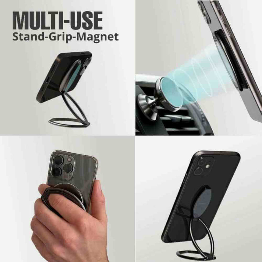 The Fashion Gift Shop: KickFlip - Black Mobile Phone Holder, Stand, hands - free By Bobino by Bobino, Mobile Phone Stands