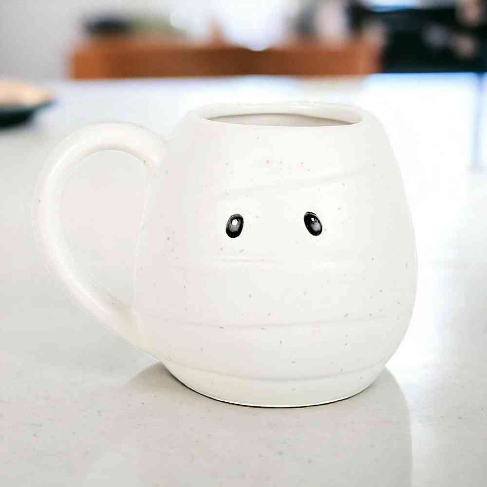 The Fashion Gift Shop: Mummy Shaped Rounded Mug for Halloween Fun and Decor by Spirit of equinox, Mugs and Cups