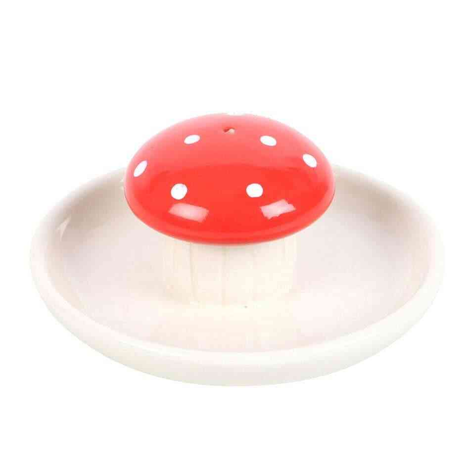 Mushroom Incense Stick Holder, Fragrance Mushroom Decor by Jones Home & Gifts