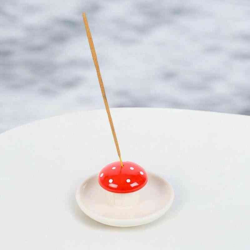 The Fashion Gift Shop: Mushroom Incense Stick Holder, Fragrance Mushroom Decor by Jones Home & Gifts, Incense Holders