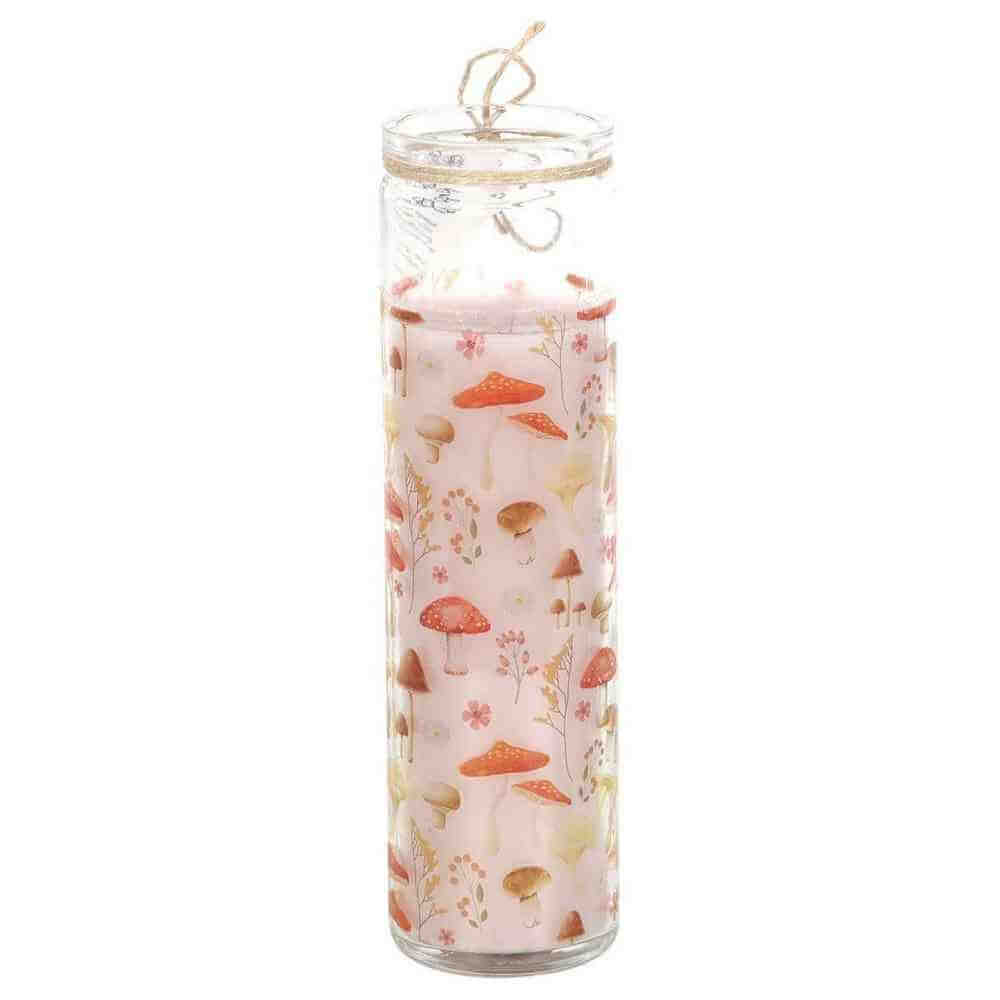 The Fashion Gift Shop: Mushroom Print Enchanted Forest Tube Candle by Temerity Jones London, Candles