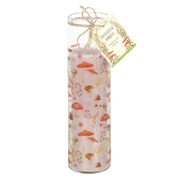 Mushroom Print Enchanted Forest Tube Candle - The Fashion Gift Shop by Temerity Jones London