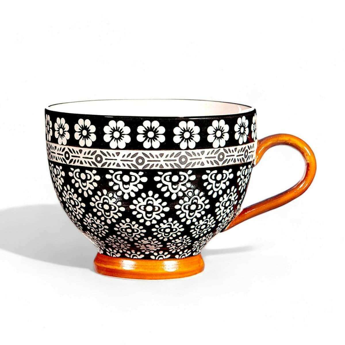 The Fashion Gift Shop: Nisha Teacup, Geometric Pattern Cup by Sass and Belle, Coffee & Tea Cups