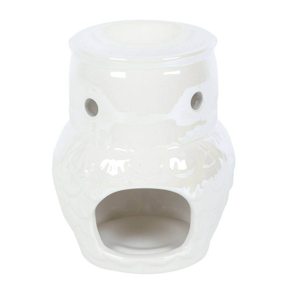 The Fashion Gift Shop: Owl Shaped Iridescent Oil Burner and Wax Warmer Decor by Spirit of equinox, Oil Burner & Wax Melters