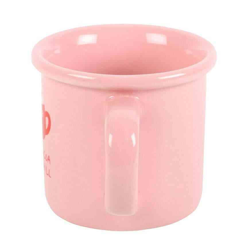 The Fashion Gift Shop: Pink Hot Cocoa and Chill Mug by Jones Home & Gifts, Mugs and Cups