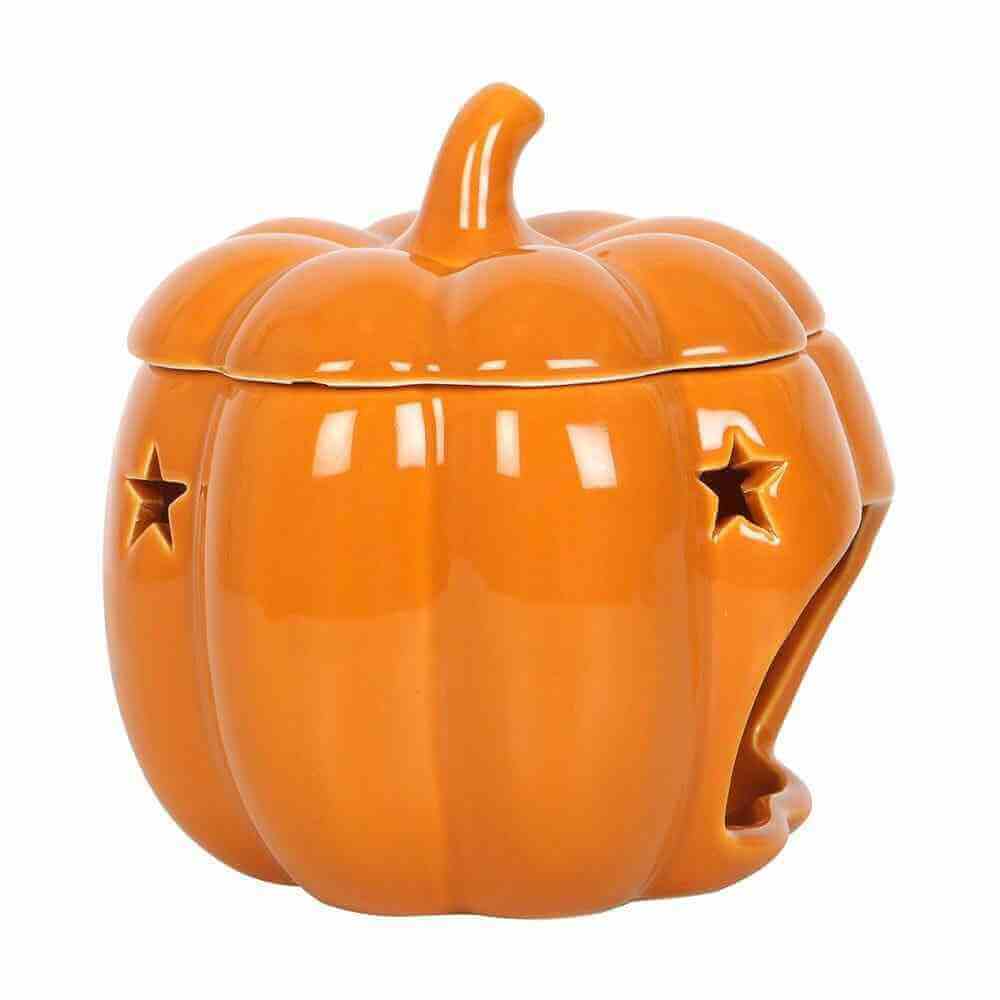 The Fashion Gift Shop: Orange Pumpkin Oil Burner and Wax Melt Warmer by Spirit of equinox, Oil Burner & Wax Melters