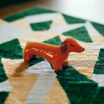 Sausage Dog Token in Box, Stocking Filler, Secret Santa Gifts