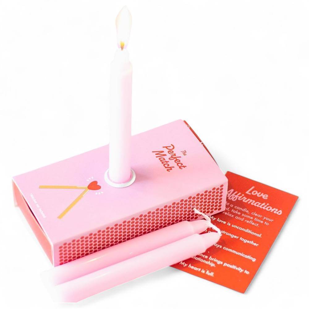 The Fashion Gift Shop: 3 Love Mindfulness Candles Boxed with Holder, Ideal Teachers Gift, Birthdays, Valentines by Jones Home & Gifts, Candles