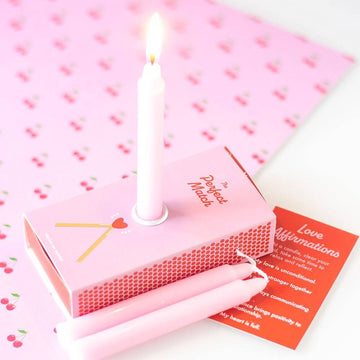 Set of 3 Love Affirmation Mindfulness Candles in a Box with Holder - The Fashion Gift Shop by Jones Home & Gifts