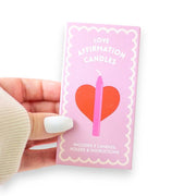 Set of 3 Love Affirmation Mindfulness Candles in a Box with Holder - The Fashion Gift Shop by Jones Home & Gifts
