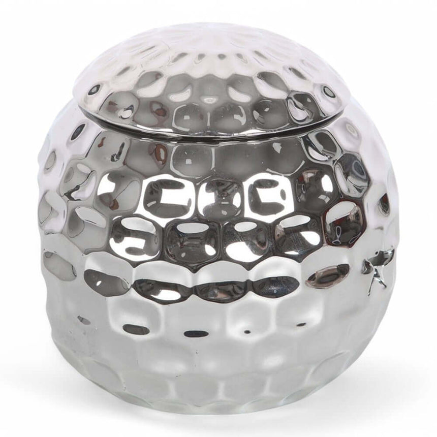 The Fashion Gift Shop: Silver Retro Sparkle Disco Ball Oil Burner, Retro Rodeo Collection by Jones Home & Gifts, Oil Burner & Wax Melters
