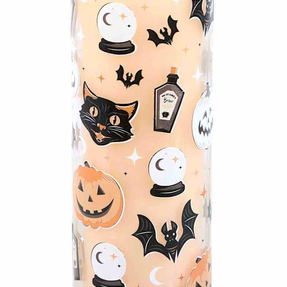 The Fashion Gift Shop: Spooky Spiced Pumpkin Tube Candle, Retro Cat and Pumpkin Print by Temerity Jones London, Candles