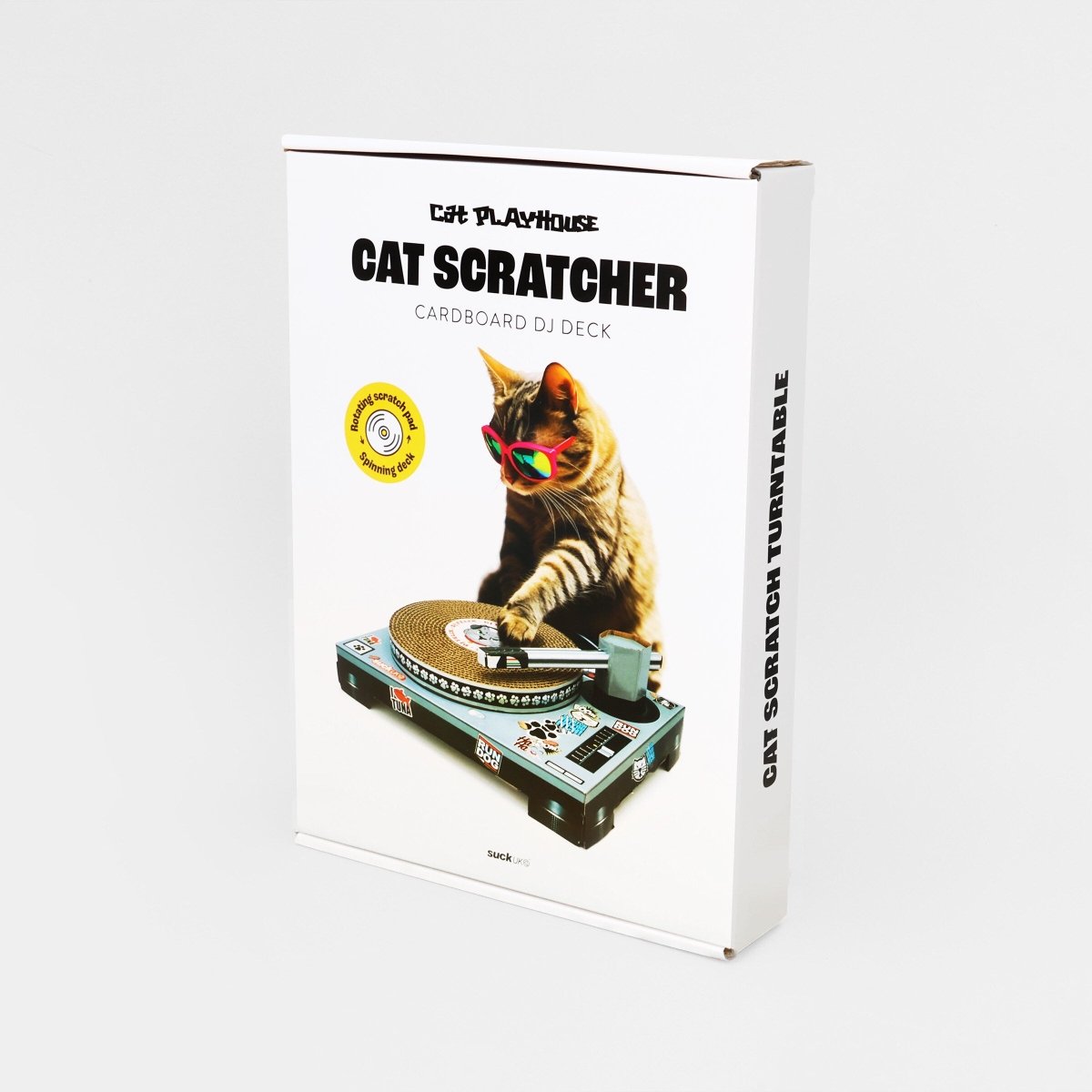 The Fashion Gift Shop: Cool for Cats Turntable Scratching Cat Toy by SuckUK, Cat Scratchers and Cat Toys
