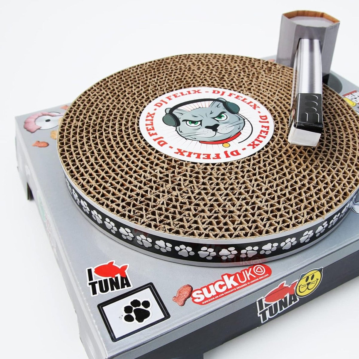 The Fashion Gift Shop: Cool for Cats Turntable Scratching Cat Toy by SuckUK, Cat Scratchers and Cat Toys