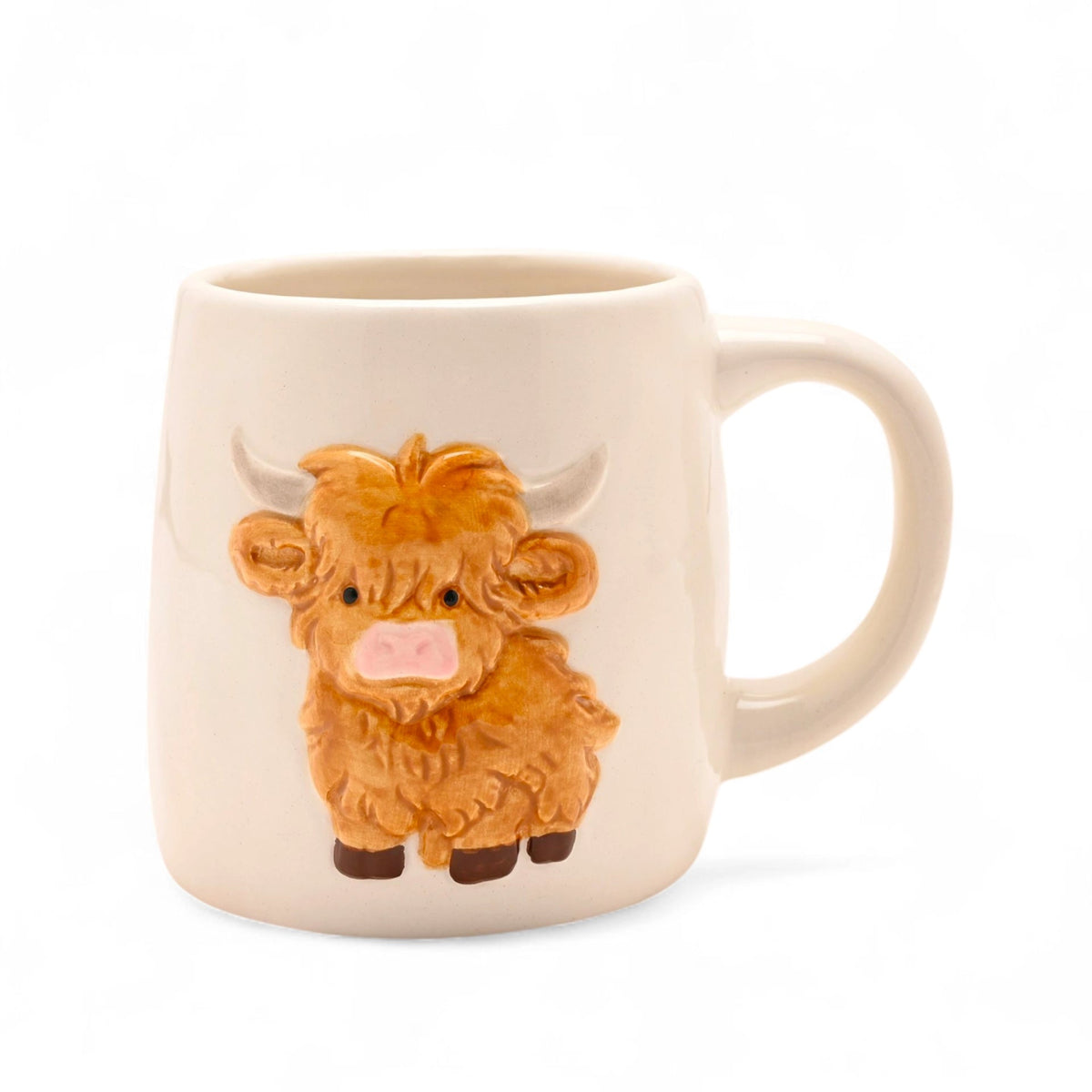 Highland Cow Lovers, Playful illustration Mug by Country Living