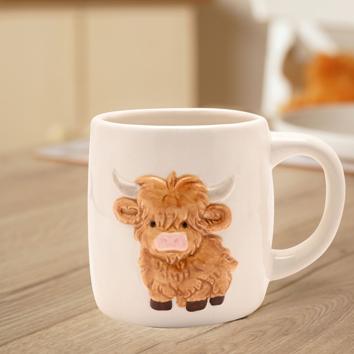 Highland Cow Lovers, Playful illustration Mug by Country Living