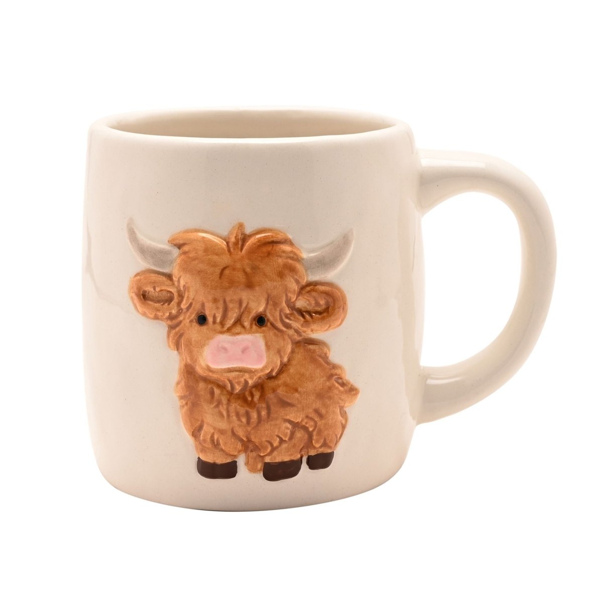 Highland Cow Lovers, Playful illustration Mug by Country Living