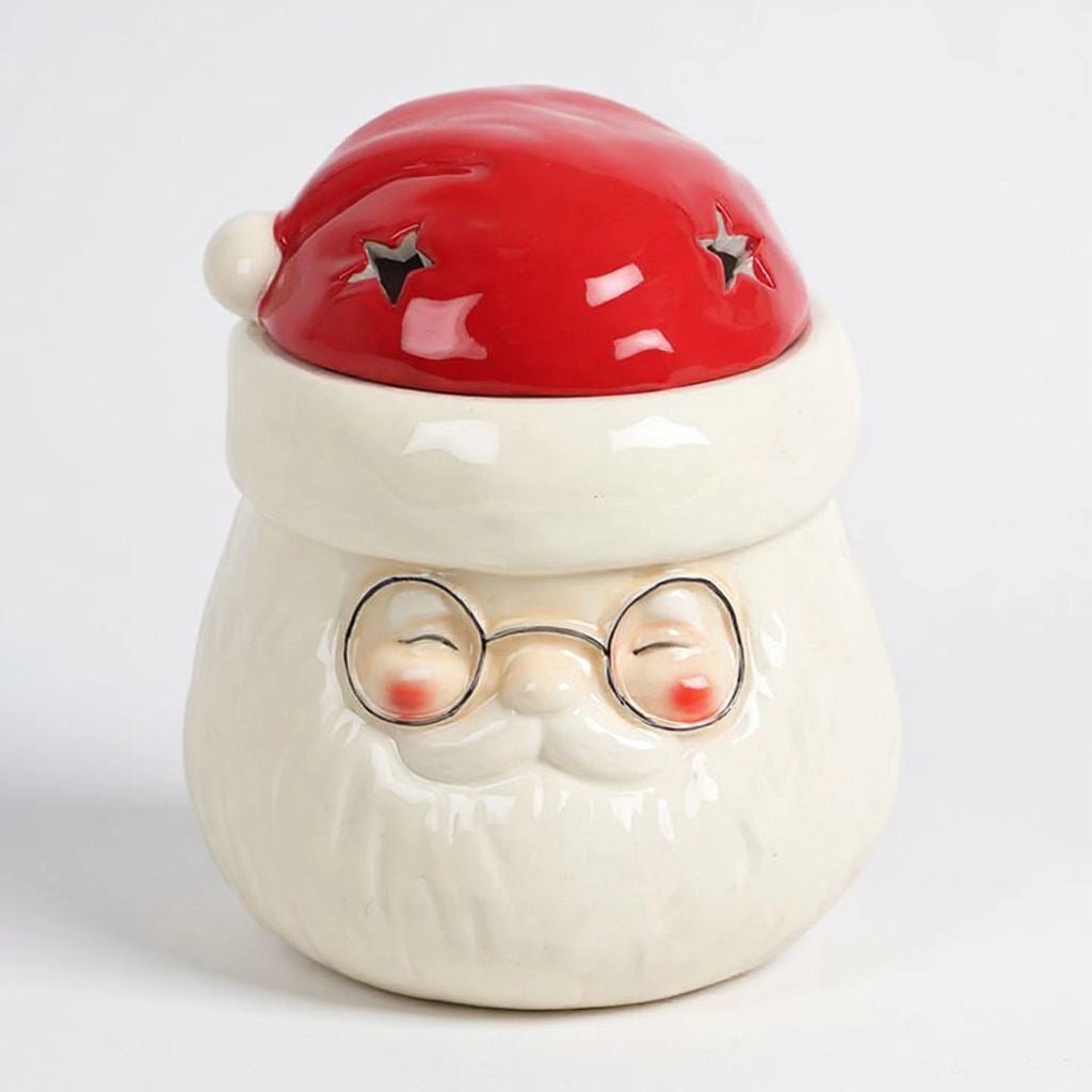 The Fashion Gift Shop: Santa Claus Wax Melt Burner – Ceramic Christmas Oil Warmer for Holiday Aromatherapy by The Fashion Gift Shop ,