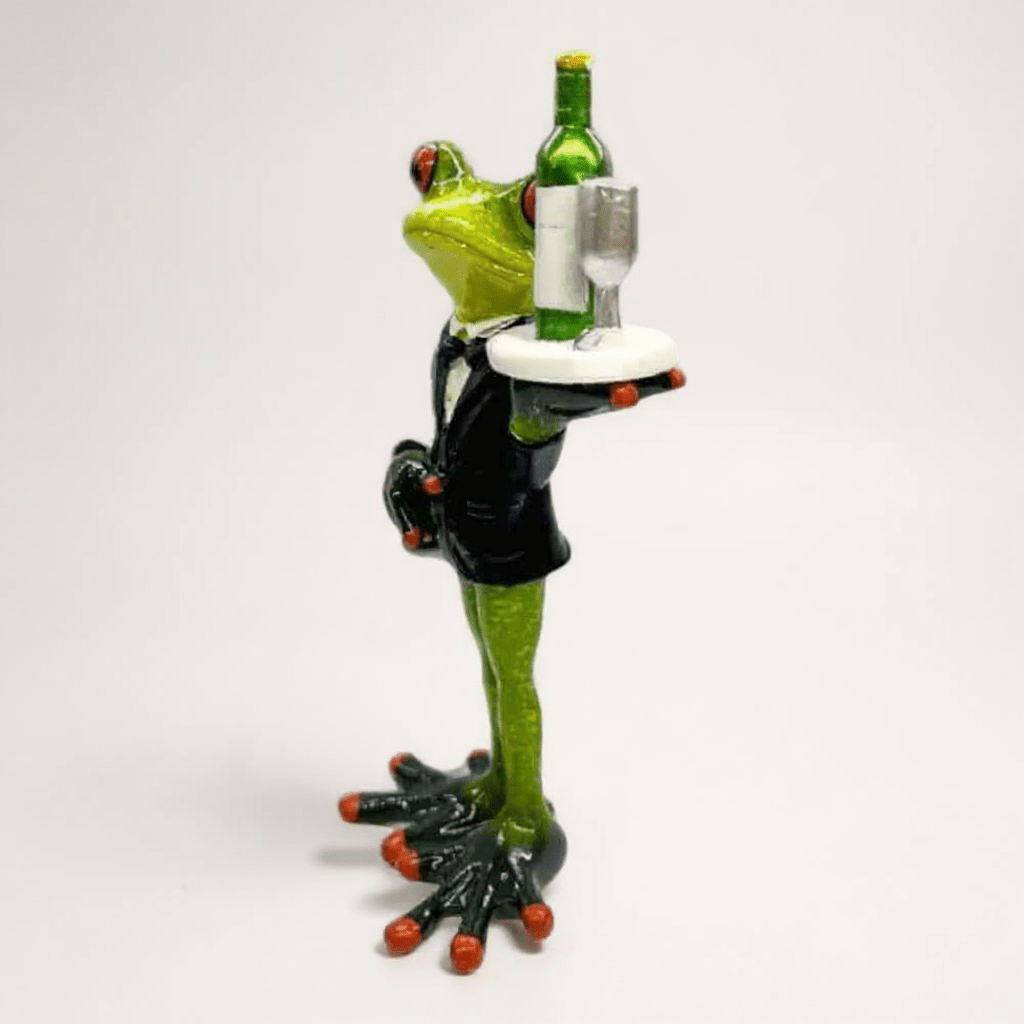 Tropical Frog 🐸 Waiter Ornament Large 18cm by The Fashion Gift Shop