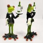 The Fashion Gift Shop: Tropical Frog 🐸 Waiter Ornament Large 18cm by The Fashion Gift Shop , Animal Ornament
