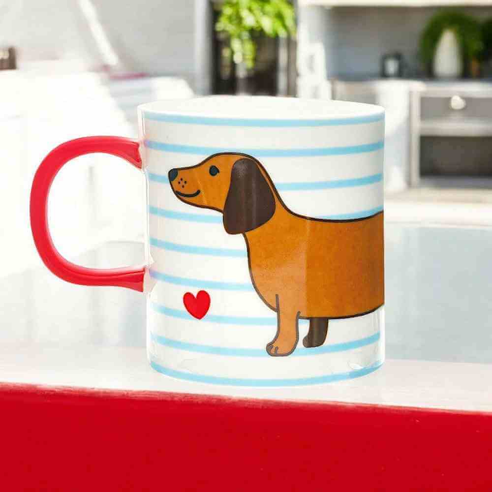 Dachshund Mugs Sausage Dog Humorous Mug, It's Been A Long Day by Sass and Belle